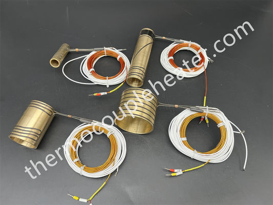 Elektrischer Thermowiderstand Heißkanalheizung Edelstahlspule mit Messingbuchse, biegbares Heizgerät