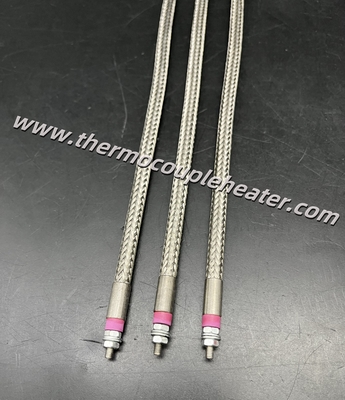 Flexible Tubular Heater Geflechtete Oberfläche Durchmesser 6,5 mm für Hot Runner Manifold