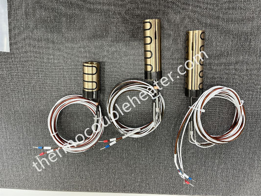 Hot Runner in Mini Heater mit Thermoelement für Spritzgießmaschine gepresst