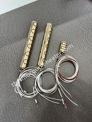 Elektrischer Thermowiderstand Heißkanalheizung Edelstahlspule mit Messingbuchse, biegbares Heizgerät