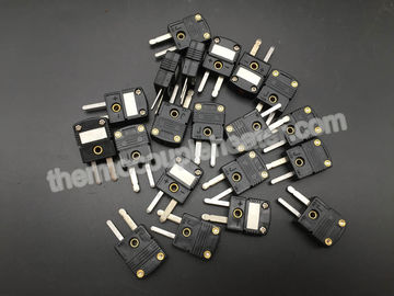 Schwarze Thermoplast-Mini-Thermoelement-Anschlussbuchse Teile Thermoelement-Drahtverbinder