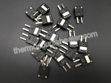 Schwarze Thermoplast-Mini-Thermoelement-Anschlussbuchse Teile Thermoelement-Drahtverbinder