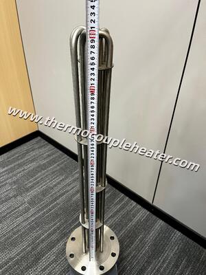 Flanschrohrheizung mit Verbindungskarton für die industrielle Tank- und Prozessheizung