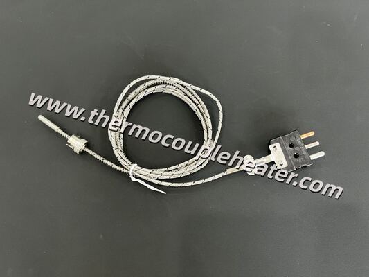 Spring-Loaded Bayonet Thermocouple With 3-Pin Connector (Custom Lengths)