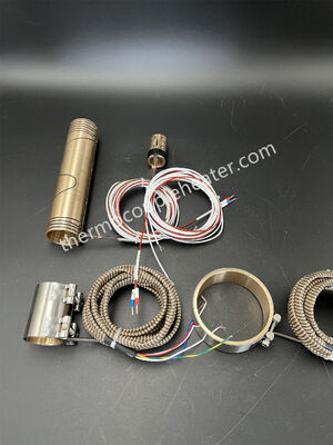 Elektrische Widerstands-Axial-Clamp-Band-Spulenheizung mit Thermoelement Typ J für das Warmlaufsystem