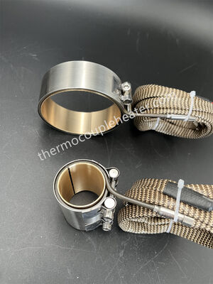 Elektrische Widerstands-Axial-Clamp-Band-Spulenheizung mit Thermoelement Typ J für das Warmlaufsystem