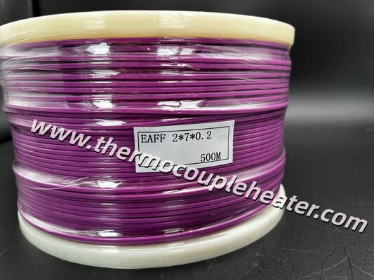 ANSI Typ E Verlängerungsgrad Thermoelementdraht: 24AWG PFA Teflon/Teflon Isolierung