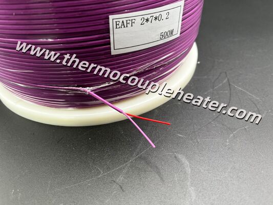 ANSI Typ E Verlängerungsgrad Thermoelementdraht: 24AWG PFA Teflon/Teflon Isolierung