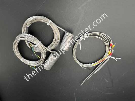 Industry Heating Spring Coil nozzle Heater Thermocouple RTD CE Approval