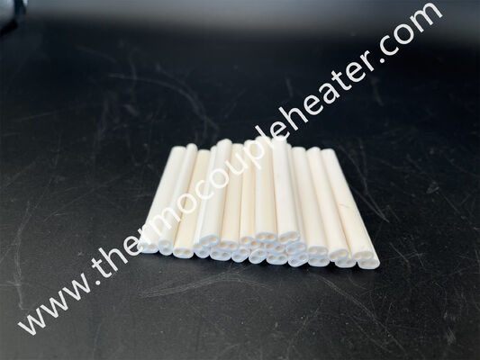 High Temperature Alsint C799 99.7% Alumina Ceramic insulators for thermocouple sensors