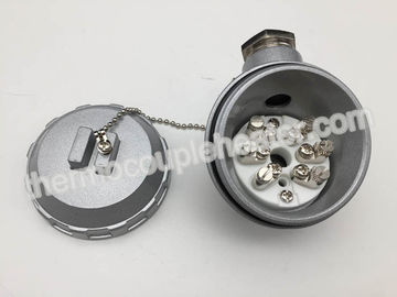 KNY-/KNC-Aluminiumthermoelement-FTE-Verbindungs-Kopf-Silber-Farbe für industrielles