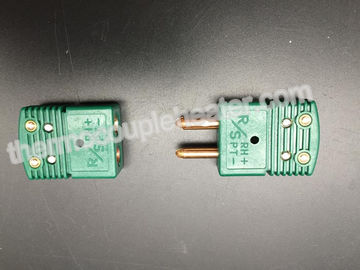 R / S schreiben Thermoelement-Komponenten flachen Pin Standard-OMEGA thermoplastische Verbindungsstücke