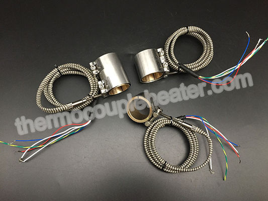 heiße Läufer-Spule Heater With Stainless Steel Clap des Messingkern-9W/Cm2