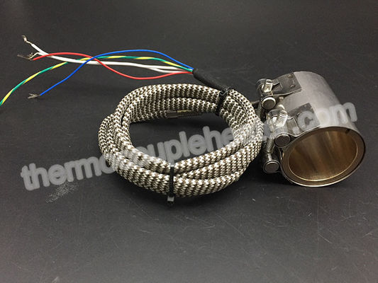 heiße Läufer-Spule Heater With Stainless Steel Clap des Messingkern-9W/Cm2