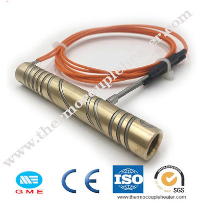 Heißkanalsystem drückte Messingspule Heater With Thermocouple ein