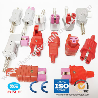 Winkel-Art Silikon-Stecker der hohen Temperatur für Heizungen