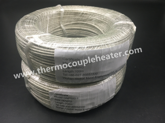 Kabel-Fiberglas der hohen Temperatur isolierte mit Edelstahl Mesh Protection