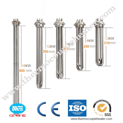 Industrielle elektrische Spulen-Wasser-Schrauben-Immersion Heater Heating Element 3000 Watt