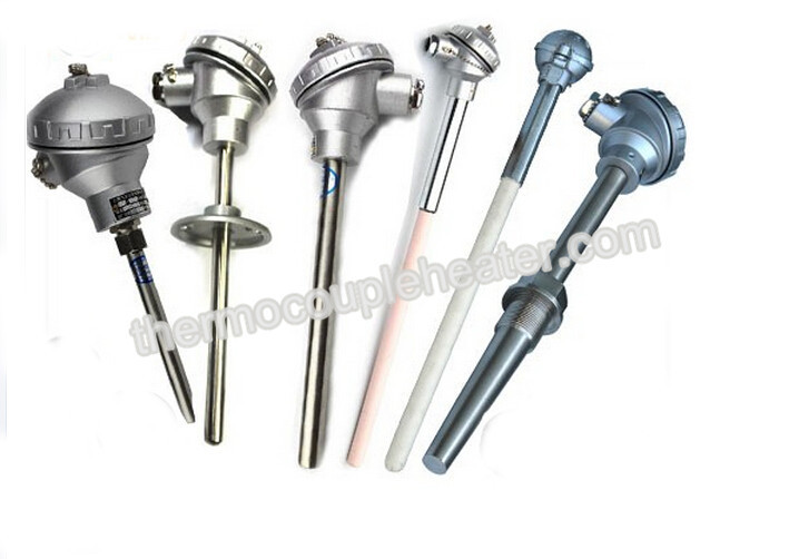 Assembled type B/S/R platinum - rhodium thermocouple for high temperature test