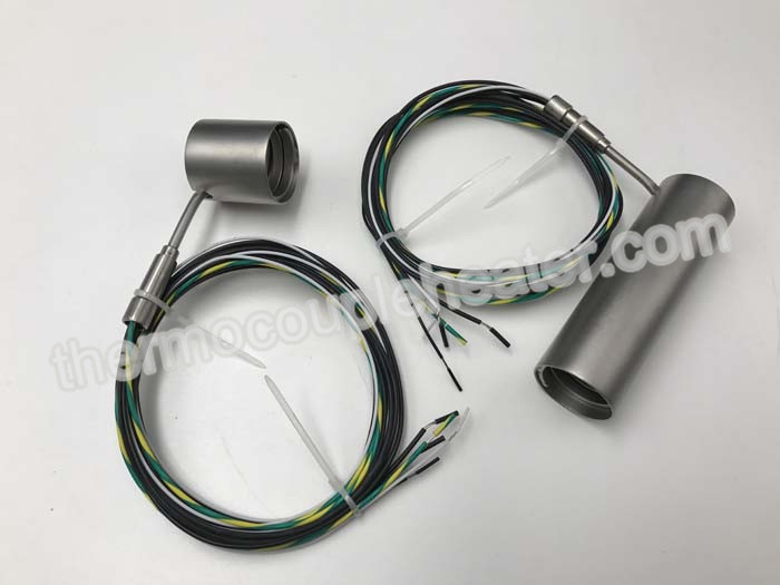 230V 350W Stainless steel Armored Coil Heaters With Type J Thermocouple