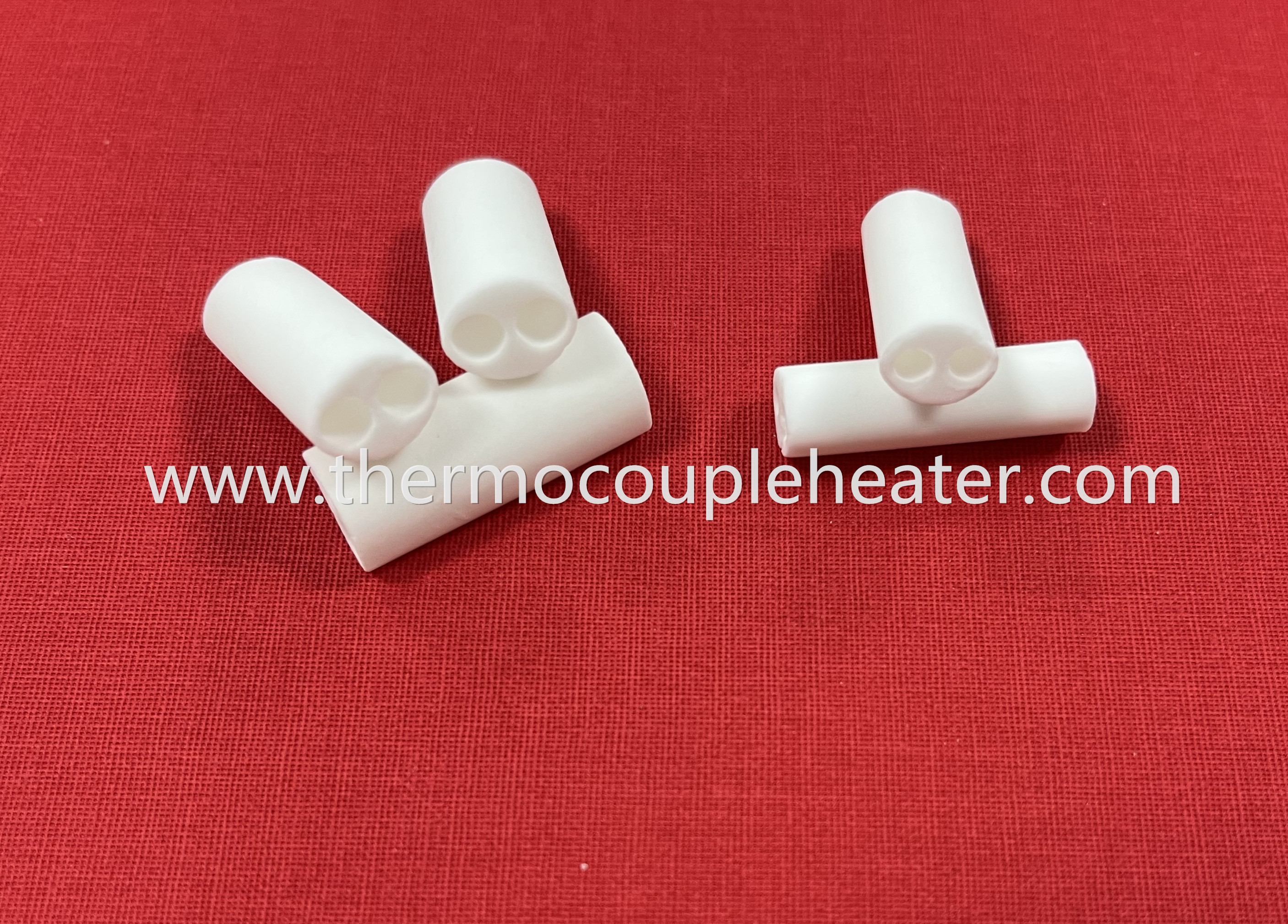 High Temp Oval Ceramic  Insulators for Thermocouple Assemblies