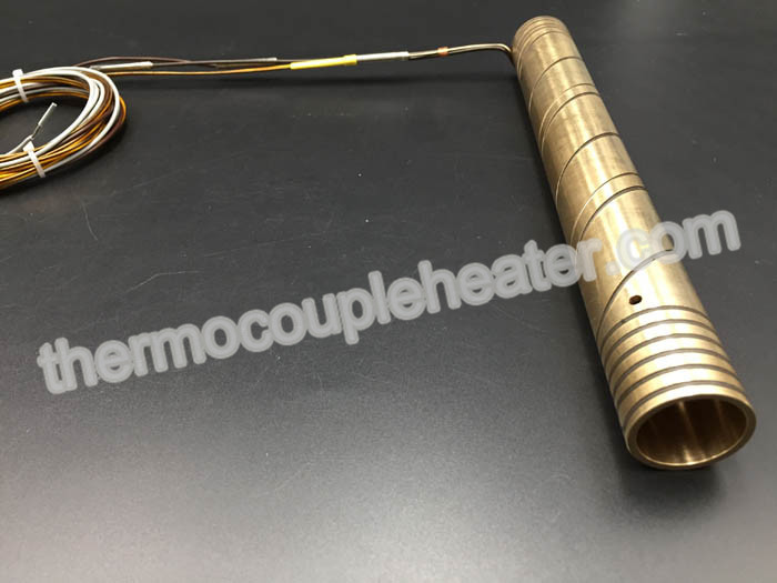 Long Press In Brass Nozzle Coil Heaters With Thermocouple J For Hot Runner System