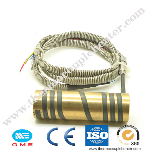 Brass Nozzle Spring Coil Heaters For Hot Runner System With Thermocouple J