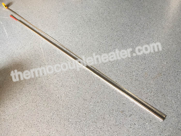 Long Life Length 2000MM Cartridge Heaters With Internally Connected Cold Pins