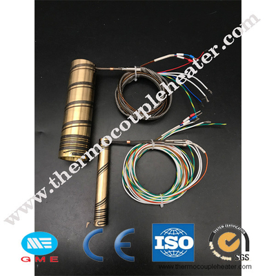 Hochleistungs-Brass-Düsenheizung mit J-Thermokoppel für industrielle Heizung