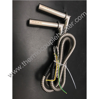Elektrische Patronenheizung mit flexiblem Metallrohr