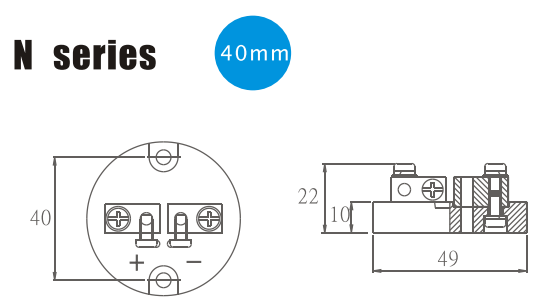 Keramischer Durchmesser 49mm des Verteiler-N-3P-CT einfach zu installieren