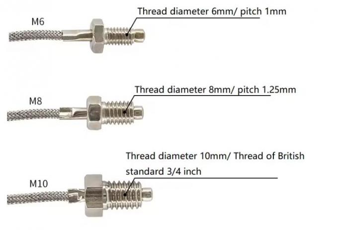 M6 Schraube K E-Typ Schraube Thermoelement Mikrowellenherde Induktionskocher Öl Temperatur Sensor