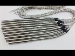 Robuste Patronenheizkörper mit flexiblem Stahlschlauchschutz